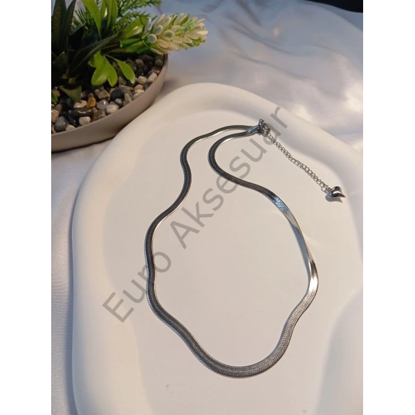 Silver İtalyan Zincir Kolye