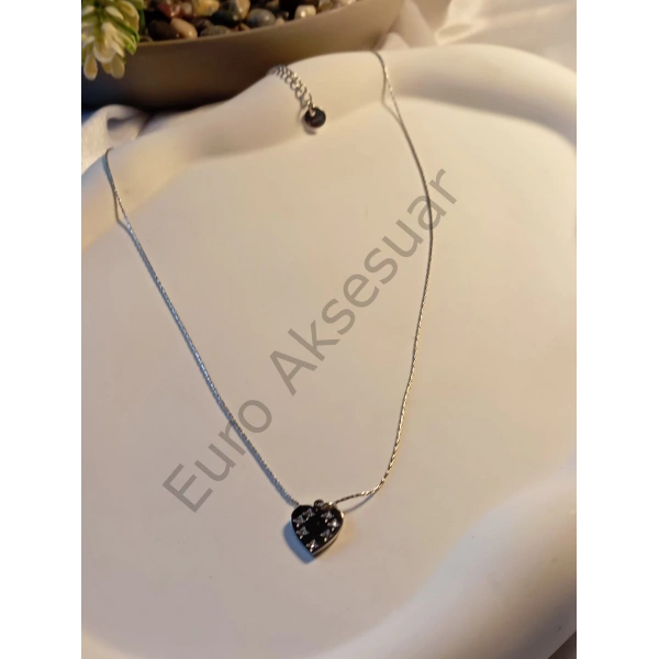 SİLVER MİNİMAL ÇELİK KOLYE