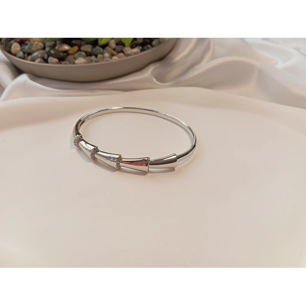 Silver Renk Xuping Jewelry Timsah Sırtı Vip Kelepçe