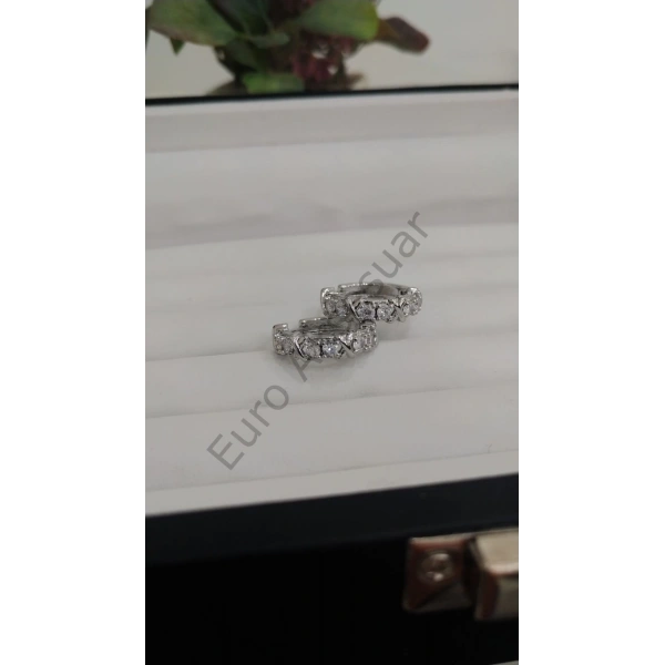 Silver Xoxo Çelik Küpe