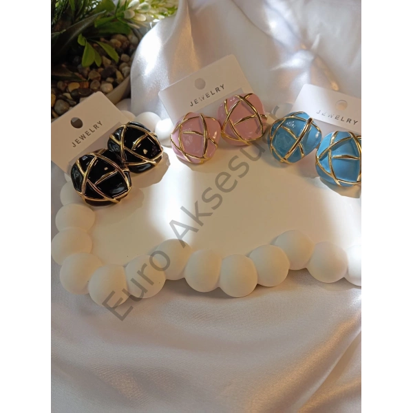 Siyah Bijuteri Küpe