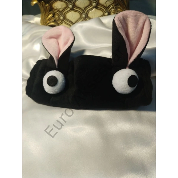 Siyah Renk Göz Detaylı Saç Bandı