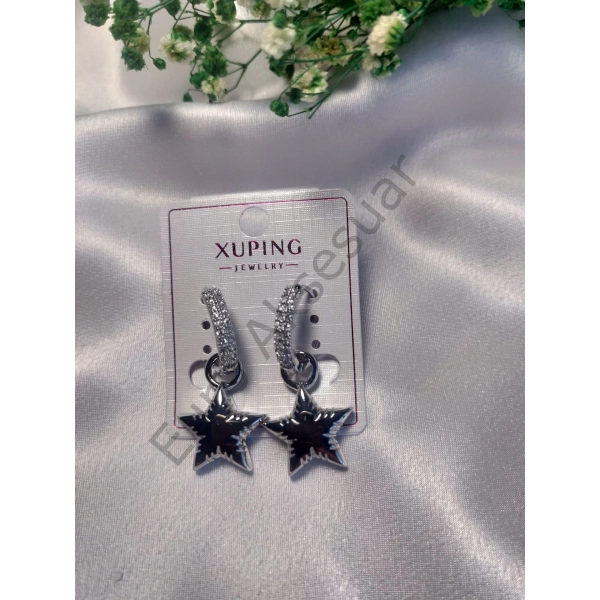 Taşlı Yıldız Figürlü Xuping Küpe