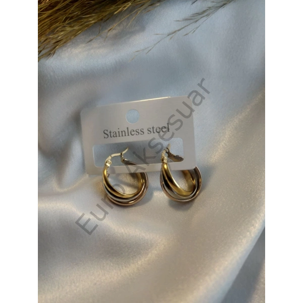 Üçrenk Asimetrik Küpe