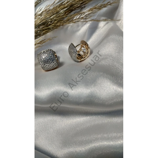 VIP Taş Detaylı Küpe