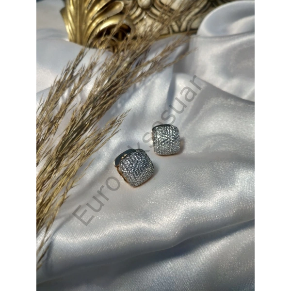 VIP Taş Detaylı Küpe