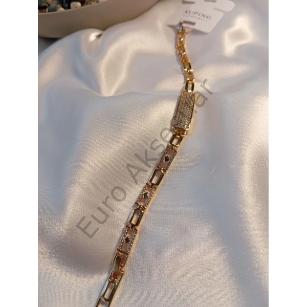 Xuping Rose Taş Detaylı Bileklik