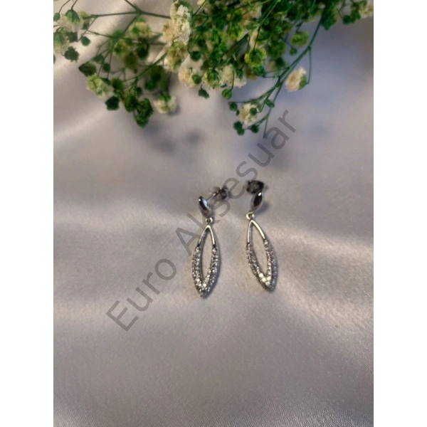 Xuping Silver Zirkon Taşlı Küpe