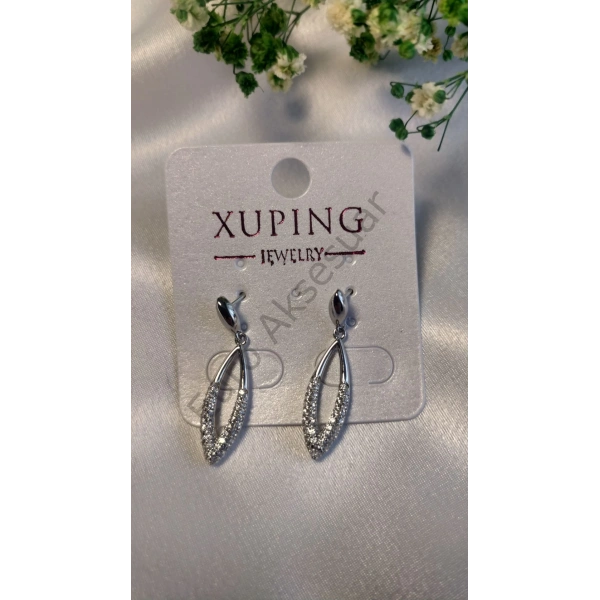 Xuping Silver Zirkon Taşlı Küpe