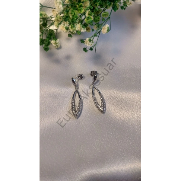 Xuping Silver Zirkon Taşlı Küpe