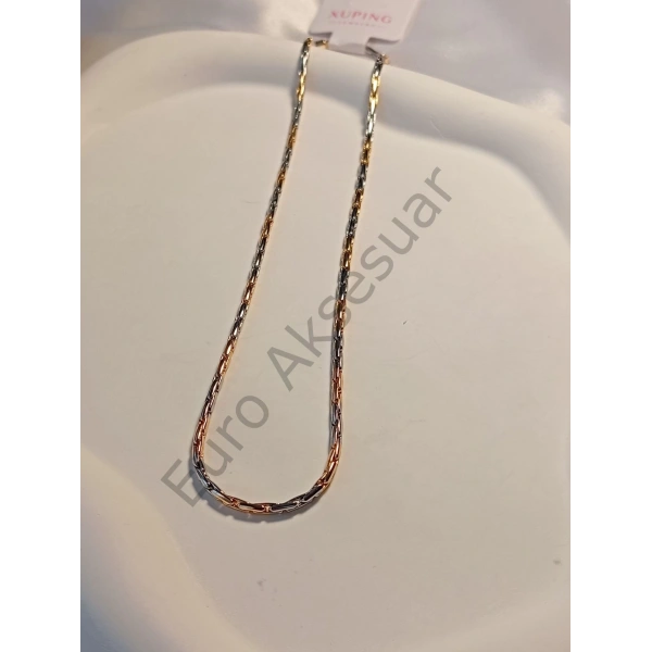 Xuping Üç Renkli Zincir Kolye