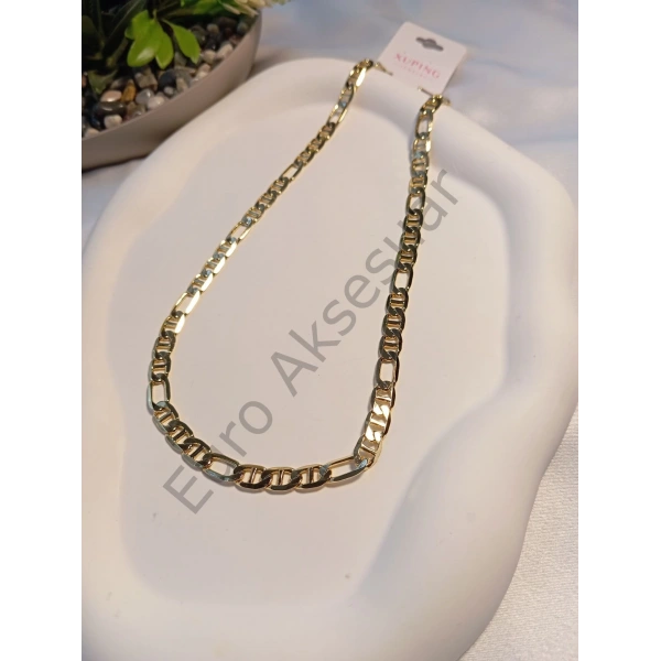 Xuping Zincir Detaylı Kolye 14 K