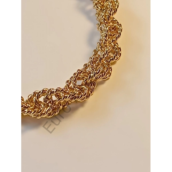 Zincir Detaylı Vip Bileklik 14 K