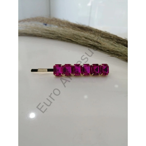 Zirkon Taşlı Çelik Yan Toka