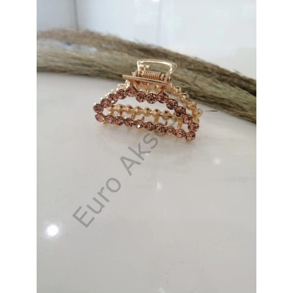 Zirkon Taşlı Mandal Toka