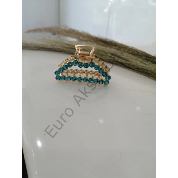 Zirkon Taşlı Mandal Toka