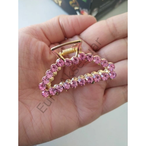 Zirkon Taşlı Mandal Toka