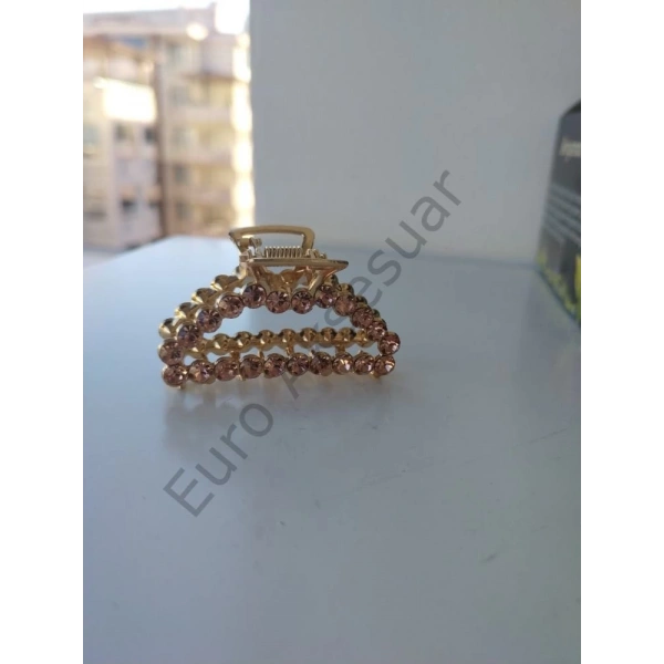 Zirkon Taşlı Mandal Toka