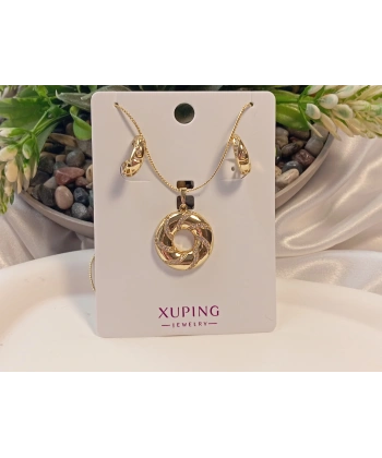 14 K Kaplama Kolye Küpe Seti - Xuping Jewelry