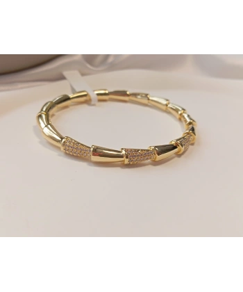 14 K Kaplama Zirkon Taşlı Vip Bileklik