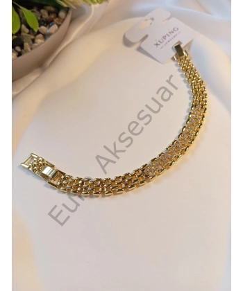 14 K Vip Bileklik Hasır Model