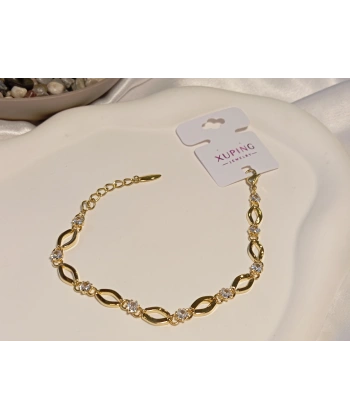 Euro Aksesuar Xuping VIP Seri Baklava Dilimi Zirkon Taşlı Bileklik