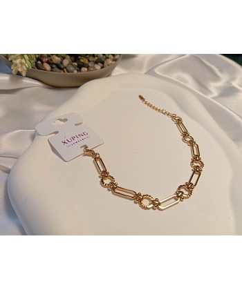 Xuping Sonsuz Döngü Rose Zincir Bileklik 17-21 cm