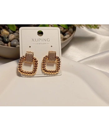 Rose Zirkon Taşlı Xuping Vip Küpe