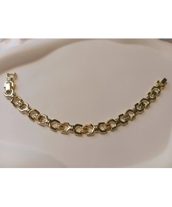 Xuping 14K Altın Kaplama Taşlı Kadın Bileklik - 16,5 - 17,5 cm Ayarlanabilir