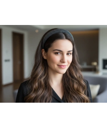 Lüks Kristal Taşlı Dolgulu Gelin ve Davet Tacı – 3lü Renk Seçeneği