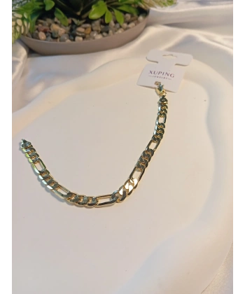14 K zincir Detaylı Xuping Jewelry Bileklik