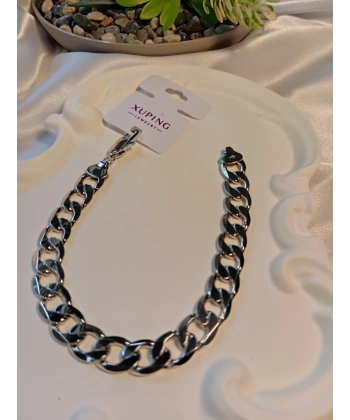 Silver Xuping Jewelry Unisex Bileklik
