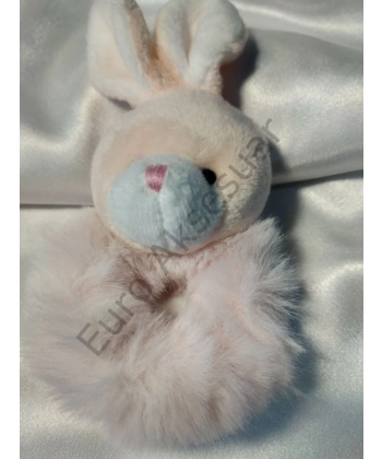 Açık Pembe Tavşanlı Lastikli Toka