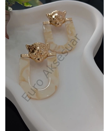 Aslan Detaylı Özel Seri Küpe