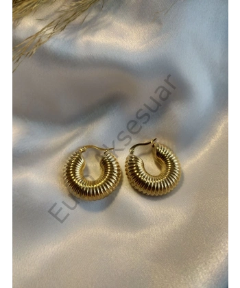 Çelik Çizgili Boru Küpe