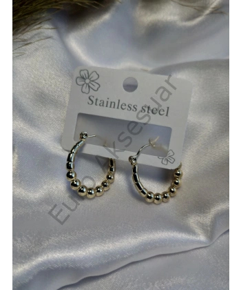 Çelik Dorikalı Küpe