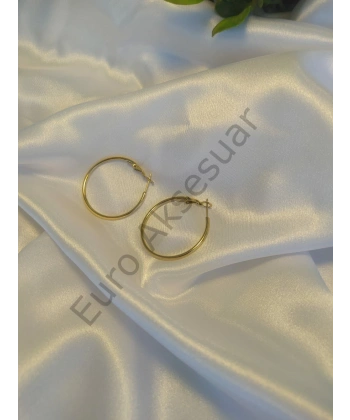 Çelik Halka Küpe 01