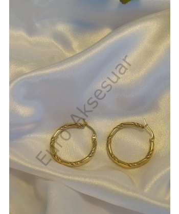 Çelik Halka Küpe 2