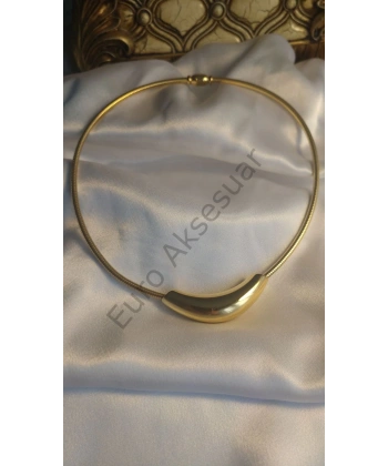 Çelik Plaka Detaylı Kolye