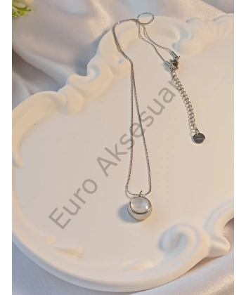 ÇELİK SİLVER KOLYE