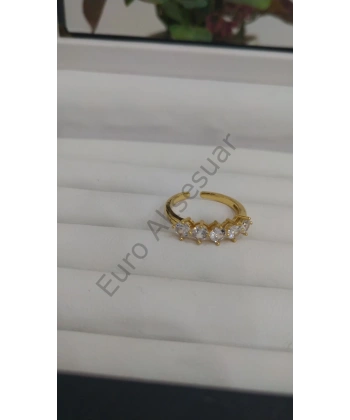 Gold Beştaş Çelik Yüzük