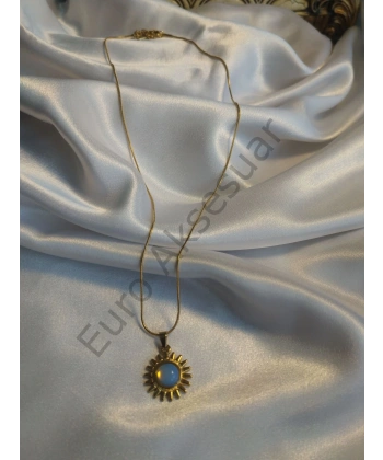 Gold Renk Güneş Kolye