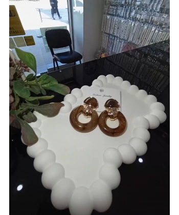 Kahverengi Özel Seri Küpe