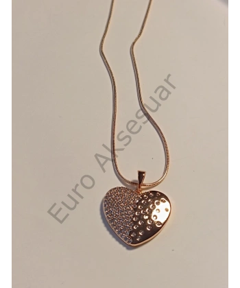 Kalp Detaylı Xuping Kolye