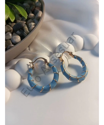 Mavi Xuping Jewelry Halka Küpe