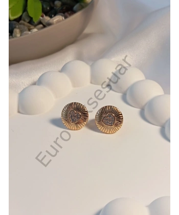 Minimal Xuping Kalp Figürlü Küpe