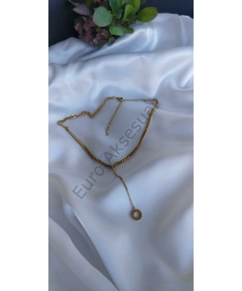 Roma Rakamlı Zincir Kolye