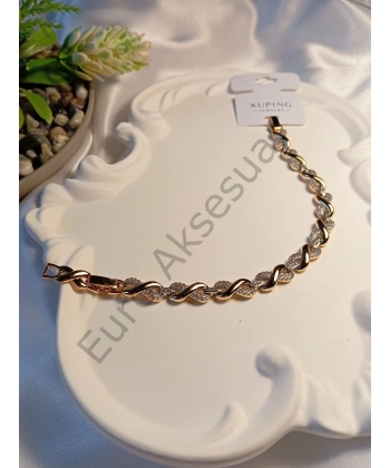 Şık Zirkon Taşlı Vip Bileklik