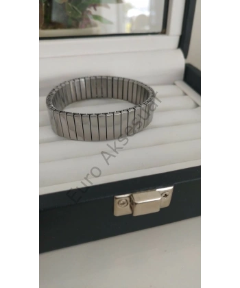 Silver İtalyan Esnek Bileklik