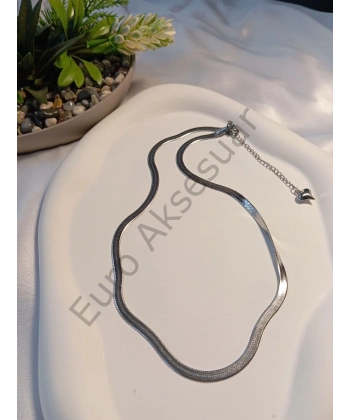 Silver İtalyan Zincir Kolye